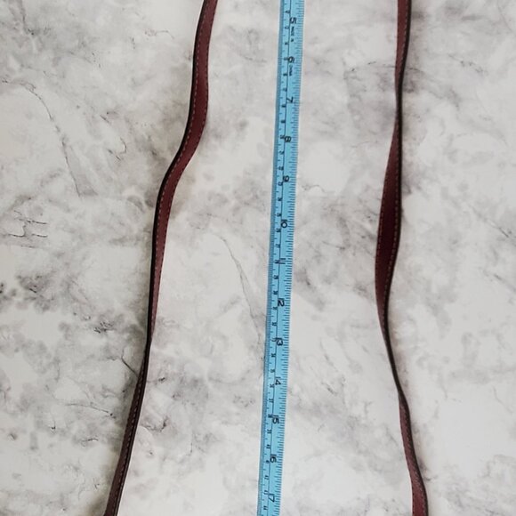 Vintage 80s Red Liz Claiborne Leather Shoulder Bag - Iconic Retro Crossbody - Picture 5 of 13